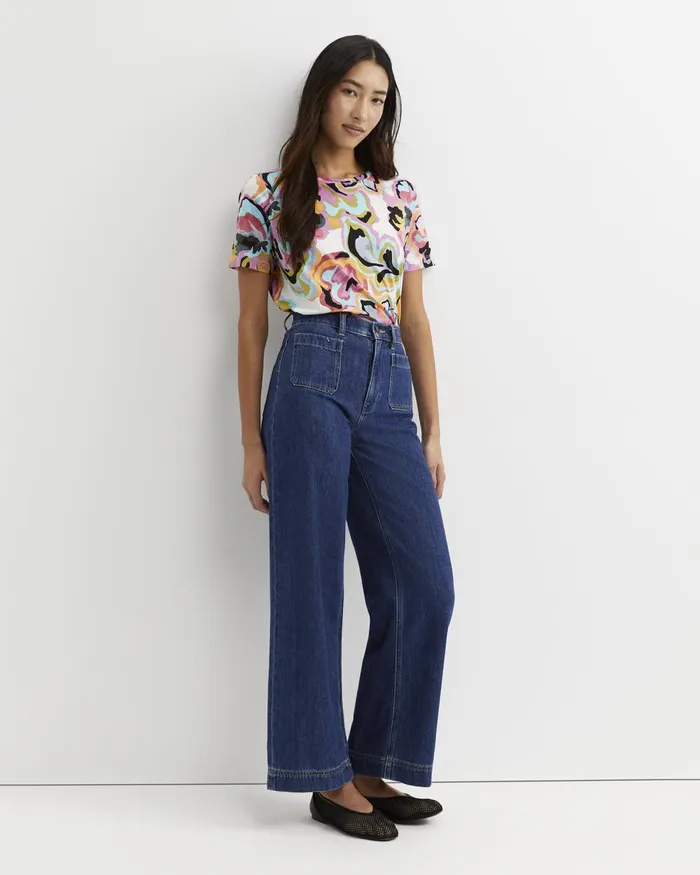 Women Sportscraft Tops and Tees Fiola Short Sleeve Mercerised Tee Multi