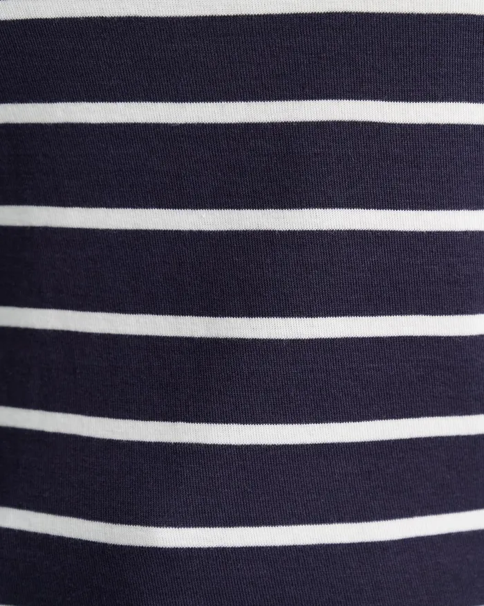 Women Sportscraft Tops and Tees Heidi Long Sleeve Rib Tee Navywhite