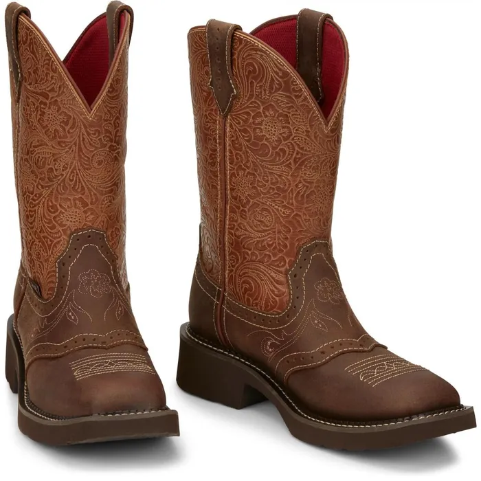 WOMEN Starlina 11034 Western Boot Tan Justin Boots Western