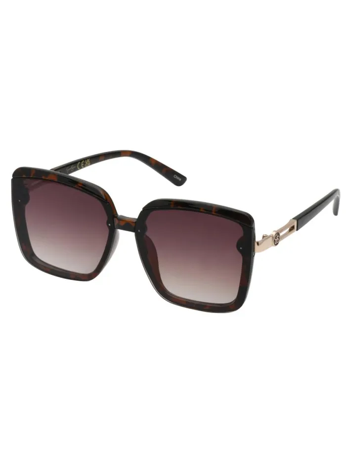 Women Sunglasses Jessica Simpson Oversized Fashionable Square Sunglasses In Tortoise Women Sunglasses Jessica Simpson Oversized Fashionable Square Sunglasses In Tortoise