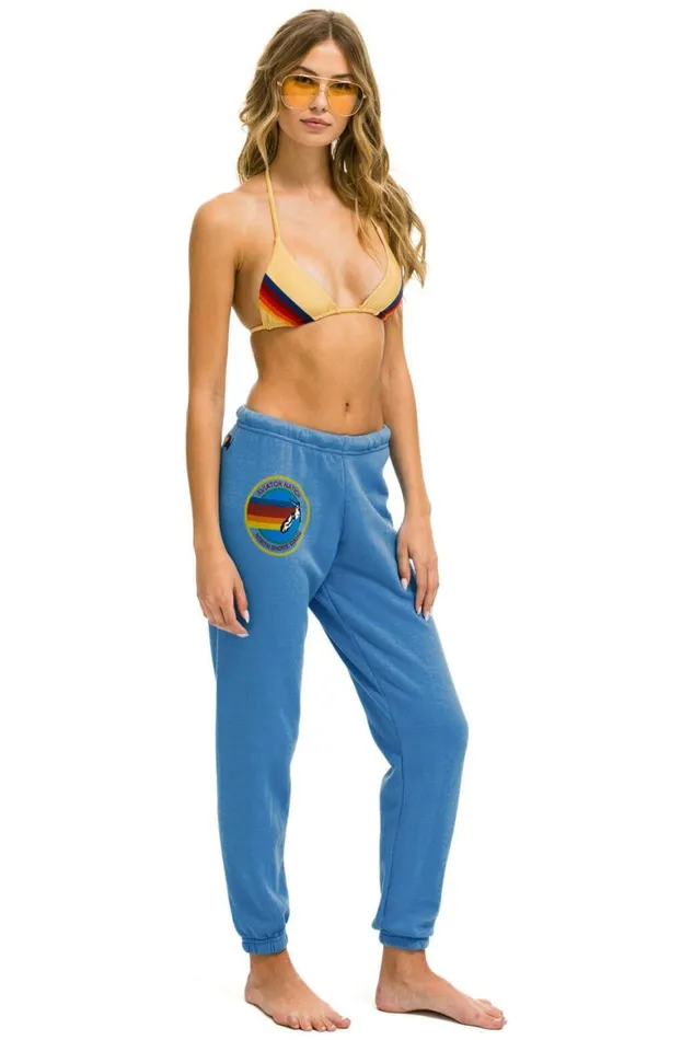 Women Sweatpants Aviator Nation North Shore Sweatpants 8211 Cobalt