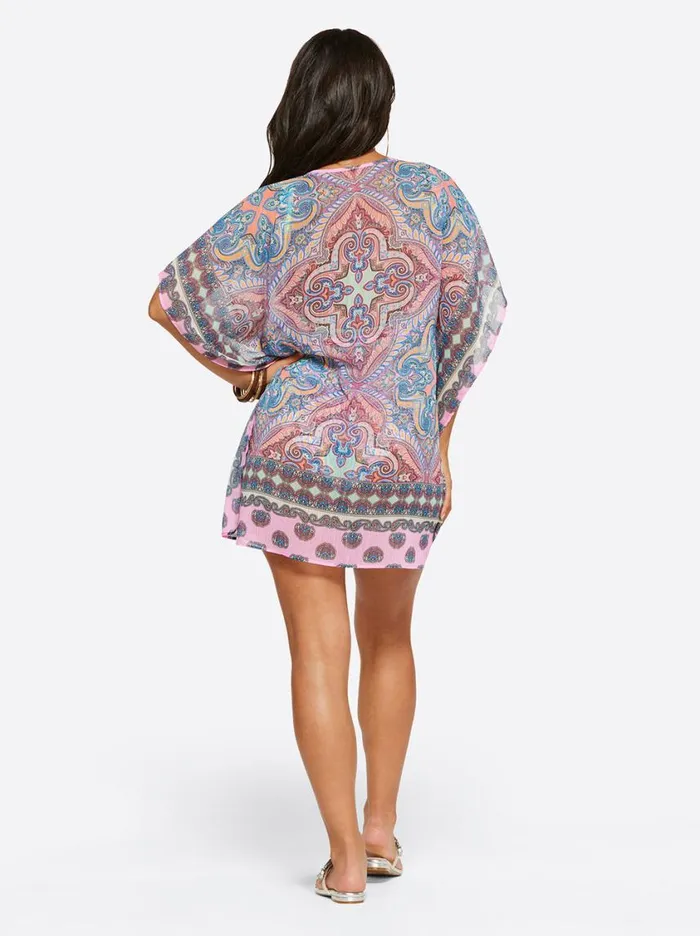 Women Swim Jessica Simpson Carnival In Rio Cover Up In Cool Multi