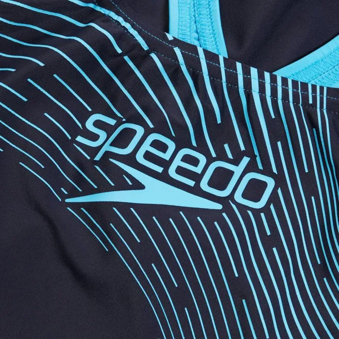 Women Swimming Costumes Speedo Women039s Medley Logo Swimsuit NavyBlue