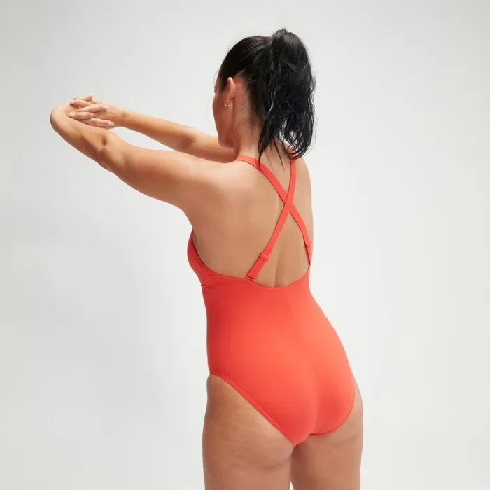 Women Swimming Costumes Speedo Women039s Shaping Cross Back Swimsuit Red