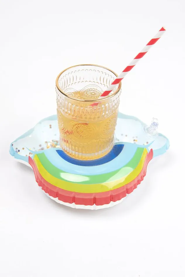 Women Swimming Rings Cupshe Ipanema Rainbow Swimming Ring Multicolor