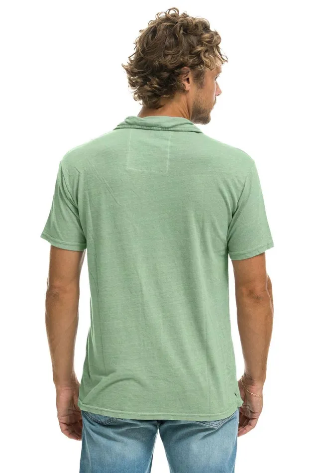 Women Tees Aviator Nation Polo 8211 Sage