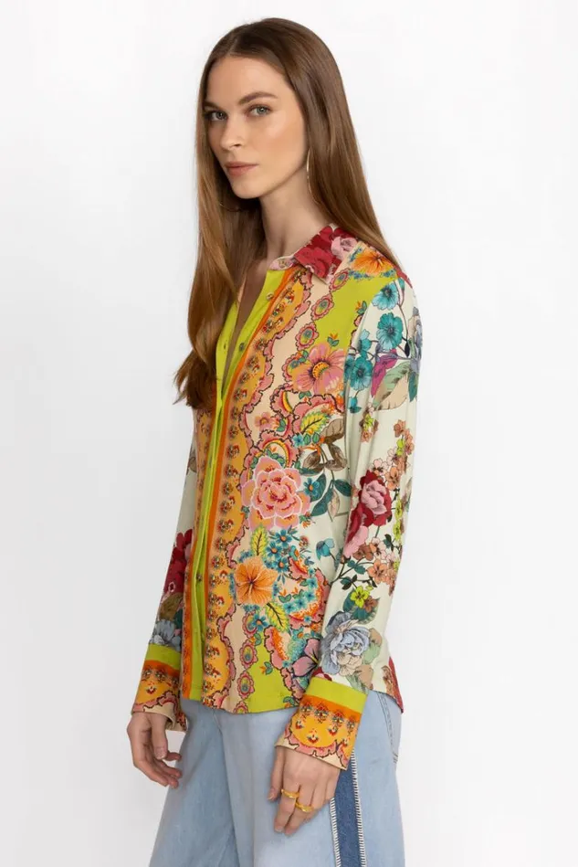 Women THE JANIE FAVORITE BUTTON FRONT SHIRT ROSSEY Rossy Johnny Was Tops Women THE JANIE FAVORITE BUTTON FRONT SHIRT ROSSEY Rossy Johnny Was Tops