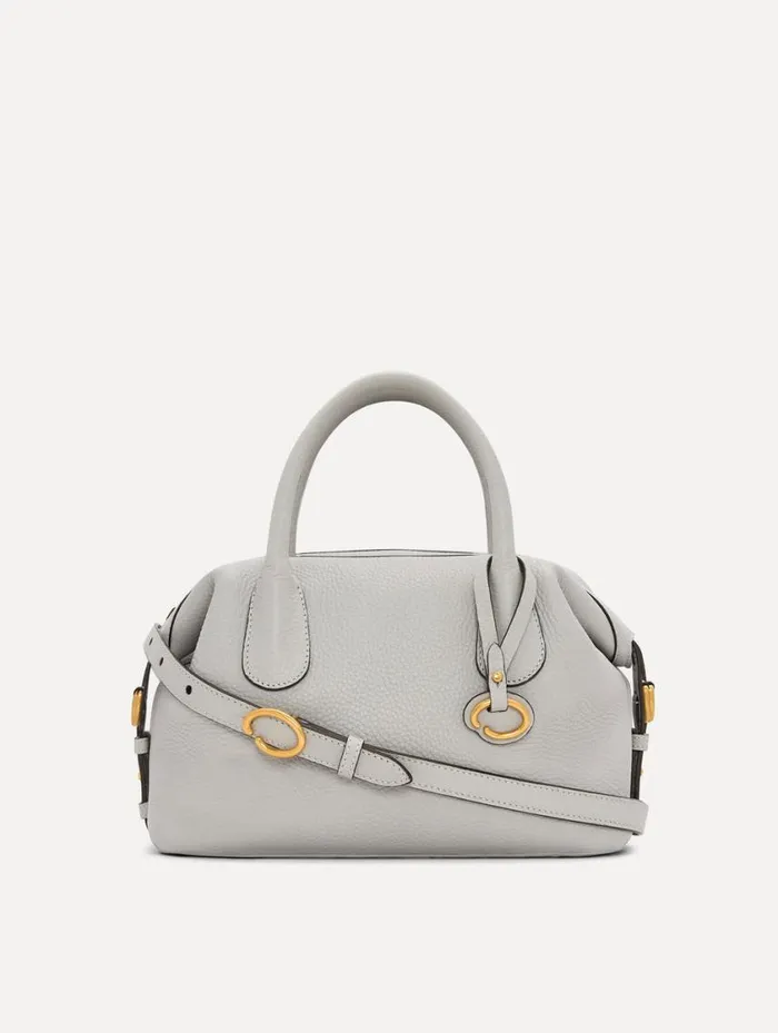 Women The Mini Dahlia Grigio Perla Oscar De La Renta Signature Handbags