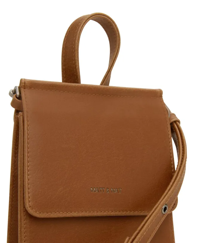Women Thessa Vegan Crossbody Bag 8211 Vintage Chili Matt and Nat Cell Phone Holders