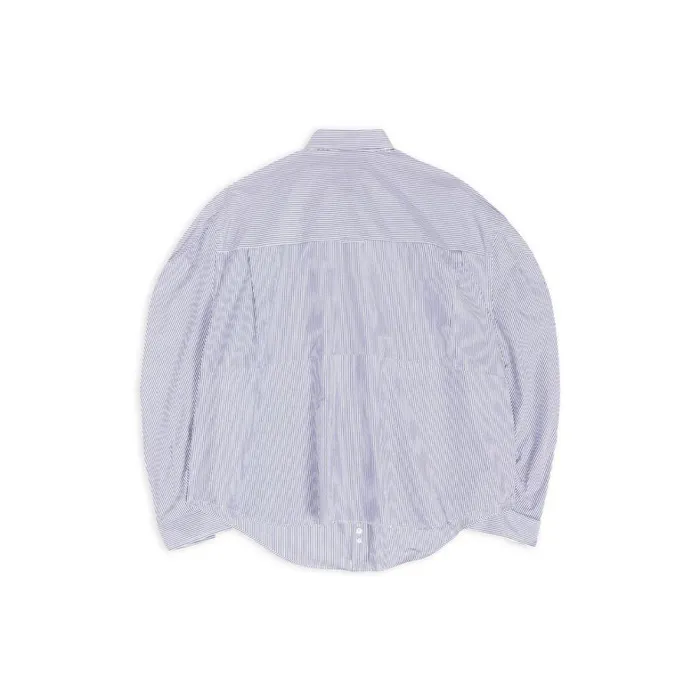 Women Tops and Shirts Balenciaga Twisted Sleeve Shirt In Blue