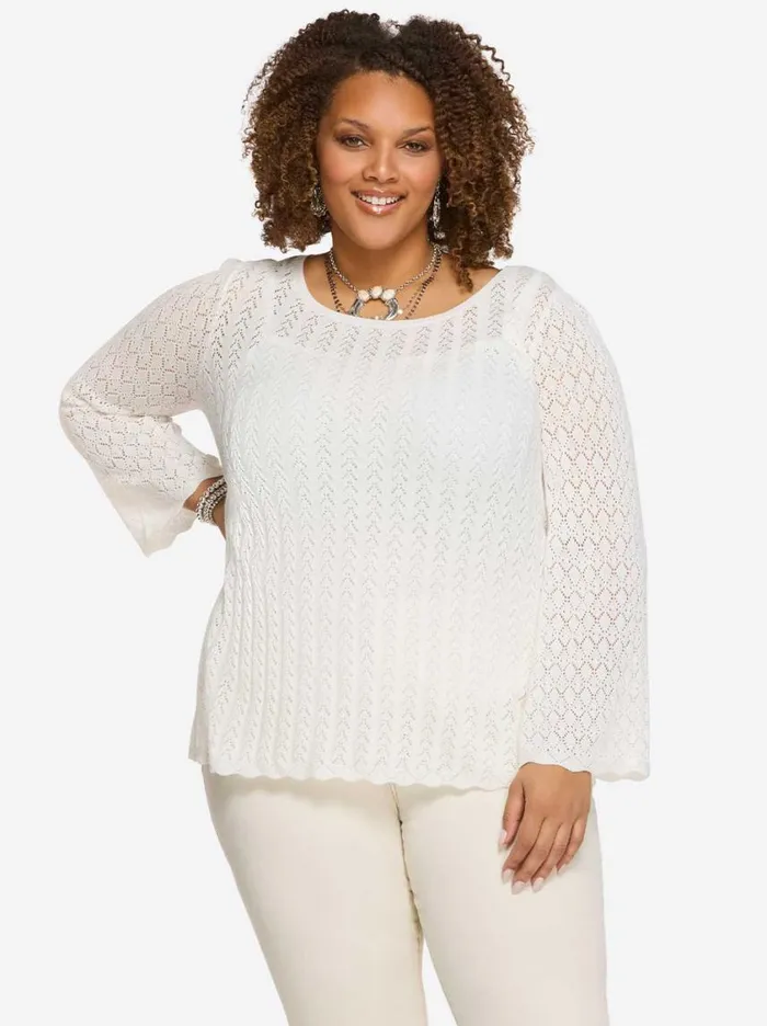 Women Tops and Tees Jessica Simpson Dreamer Top In Gardenia