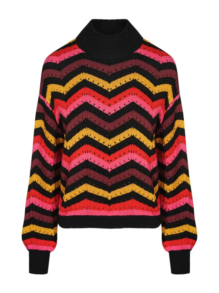 Women Tops and Tees Jessica Simpson Farai Sweater In Striped Multi