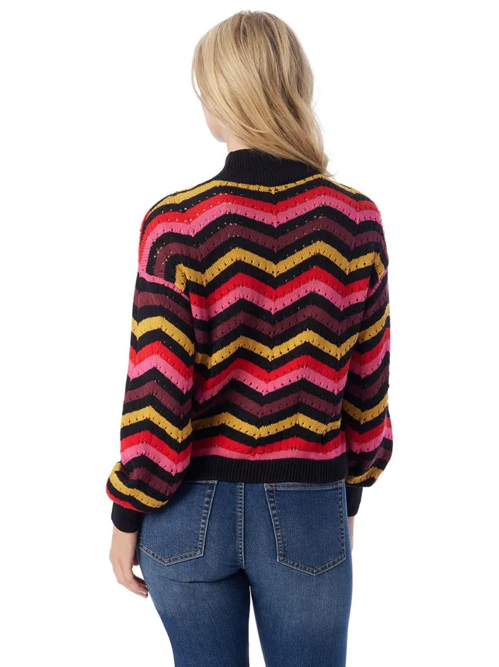 Women Tops and Tees Jessica Simpson Farai Sweater In Striped Multi