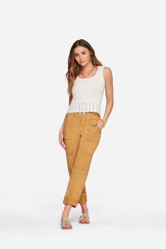 Women Tops and Tees Jessica Simpson Sierra Sweater Tank In Gardenia