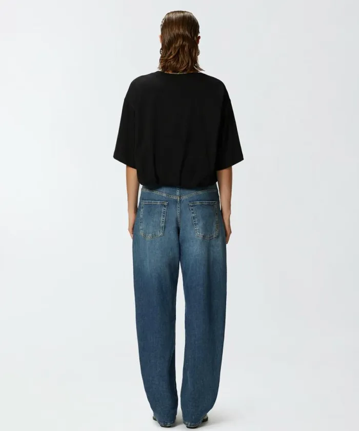 Women Topwear Pinko Cropped Jersey Tshirt With Embroidered Logo Limo Black Women Topwear Pinko Cropped Jersey Tshirt With Embroidered Logo Limo Black