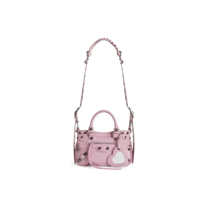 Women Tote Bags Balenciaga Neo Cagole Small Tote Bag In Pink