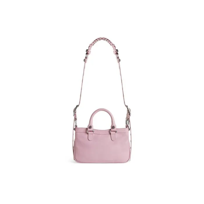 Women Tote Bags Balenciaga Neo Cagole Small Tote Bag In Pink
