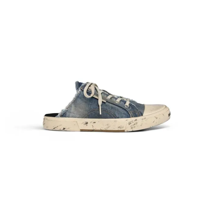Women Trainers Balenciaga Paris Mule In Blue