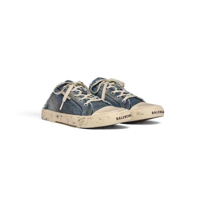 Women Trainers Balenciaga Paris Mule In Blue