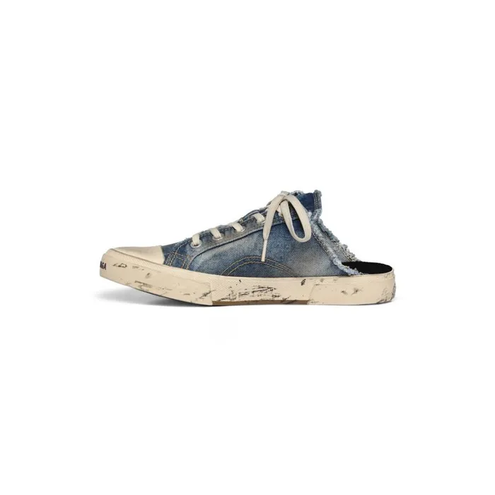 Women Trainers Balenciaga Paris Mule In Blue