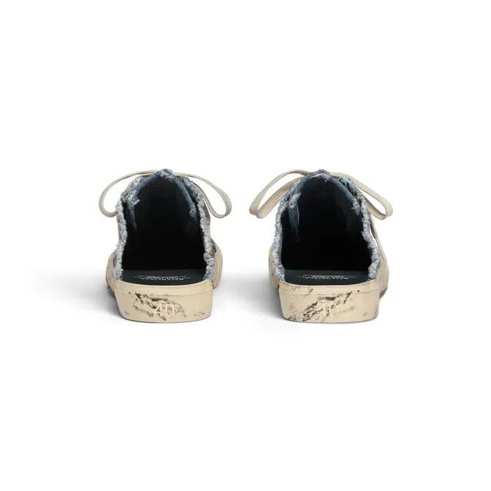 Women Trainers Balenciaga Paris Mule In Blue