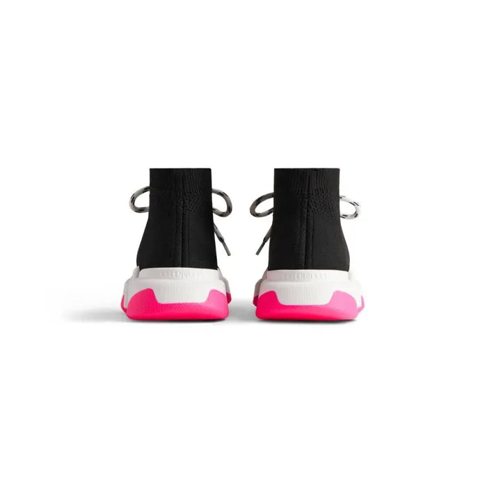 Women Trainers Balenciaga Speed 20 Laceup Recycled Knit Trainers In Black