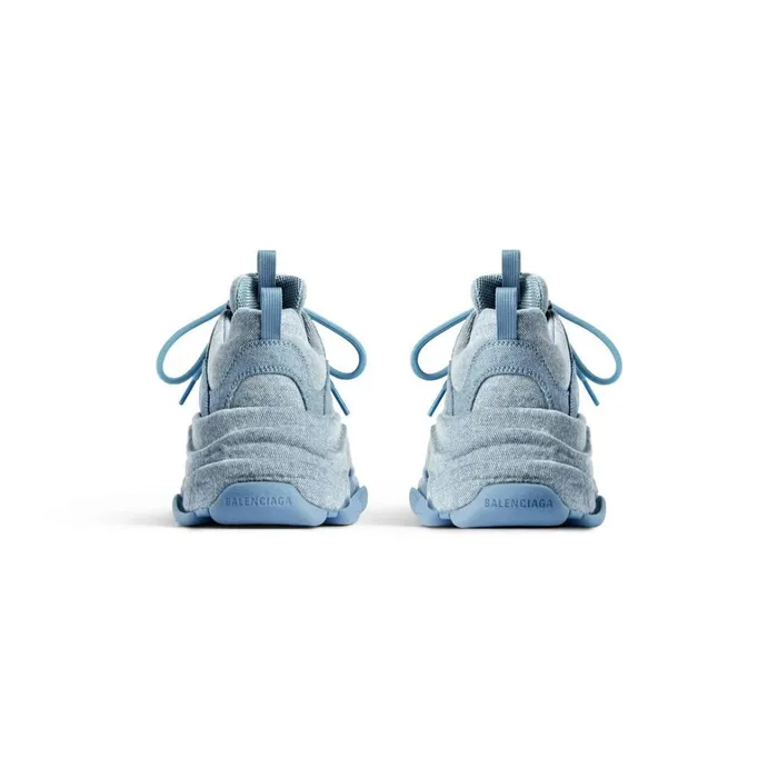 Women Trainers Balenciaga Triple S Trainers Denim In Blue
