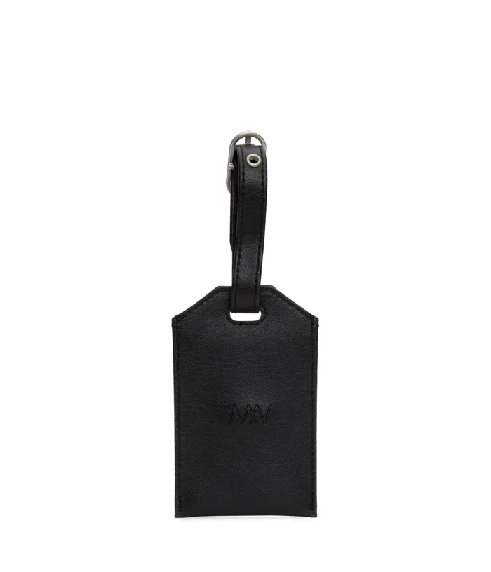 Women Trotter Vegan Luggage Tag 8211 Vintage Black Matt and Nat Travel