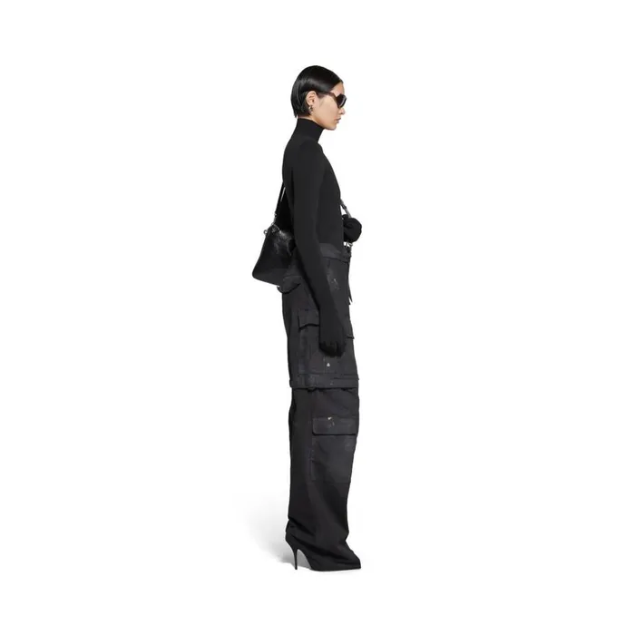 Women Trousers Balenciaga Balenciaga Knife Cargo Pantashoes In Black