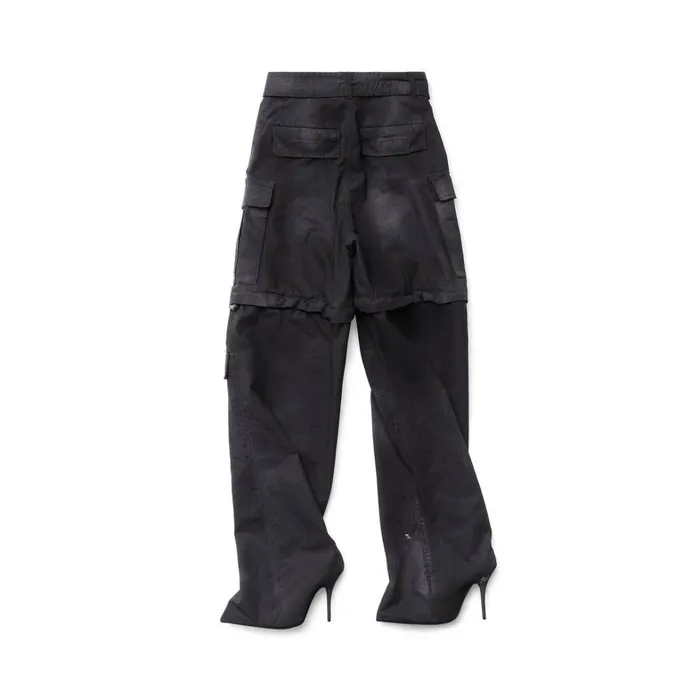 Women Trousers Balenciaga Balenciaga Knife Cargo Pantashoes In Black