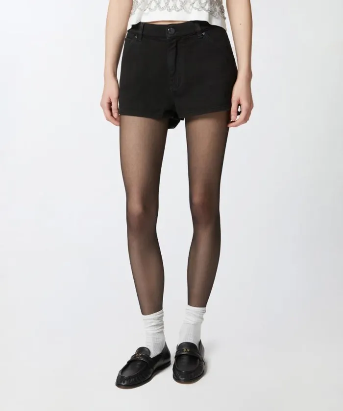 Women Trousers Pinko Workwearstyle Shorts In Cotton Bull Limo Black Women Trousers Pinko Workwearstyle Shorts In Cotton Bull Limo Black