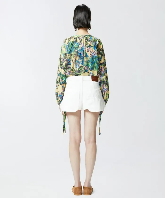 Women Trousers Pinko Workwearstyle Shorts In Cotton Bull White White Women Trousers Pinko Workwearstyle Shorts In Cotton Bull White White