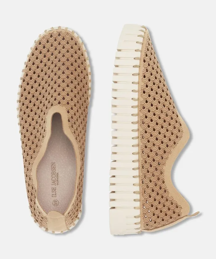 Women Tulip Flats Ilse Jacobsen Flats 8211 Latte Women Tulip Flats Ilse Jacobsen Flats 8211 Latte