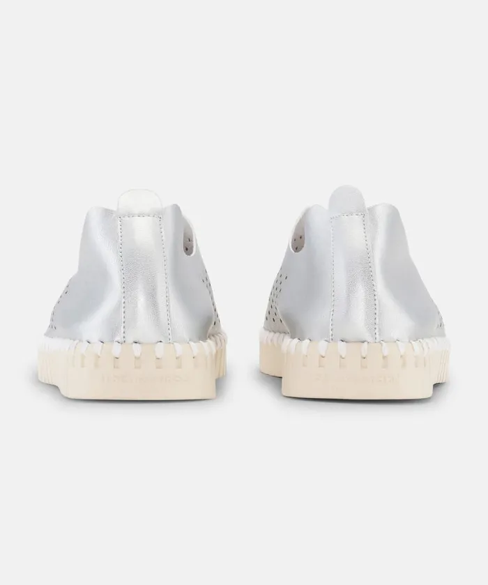 Women Tulip Flats Ilse Jacobsen Flats 8211 Silver Women Tulip Flats Ilse Jacobsen Flats 8211 Silver