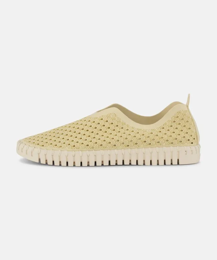 Women Tulip Flats Ilse Jacobsen Tulip SlipIn 8211 Double Cream Women Tulip Flats Ilse Jacobsen Tulip SlipIn 8211 Double Cream