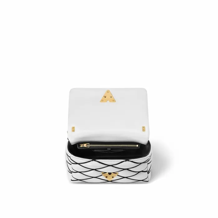 Women Twist Bag Louis Vuitton Louis Vuitton M22890 GO14 MM WhiteBlack 8211 Louis Vuitton Handbag Store