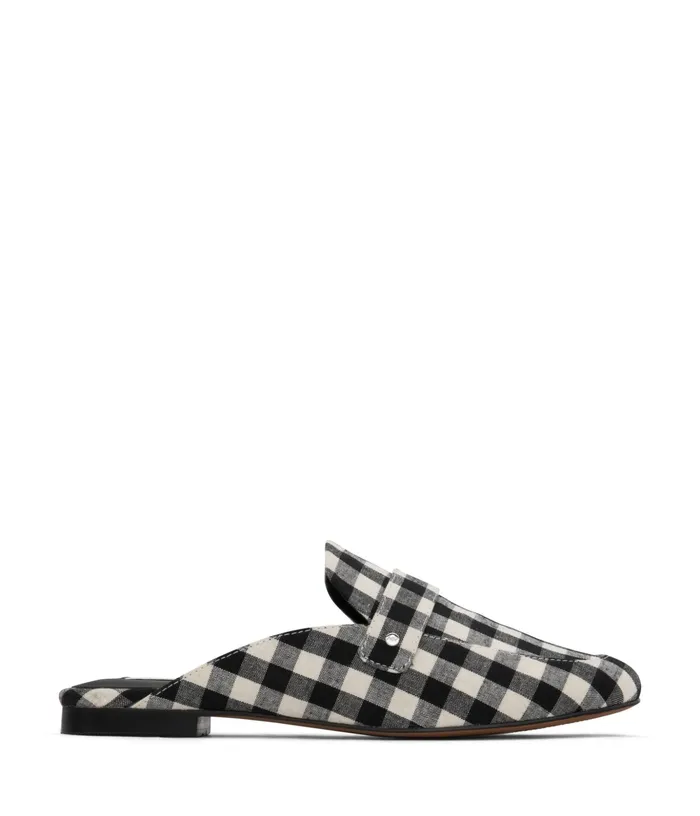 Women Victoria Vegan Mule Shoes Print Matt and Nat Flats