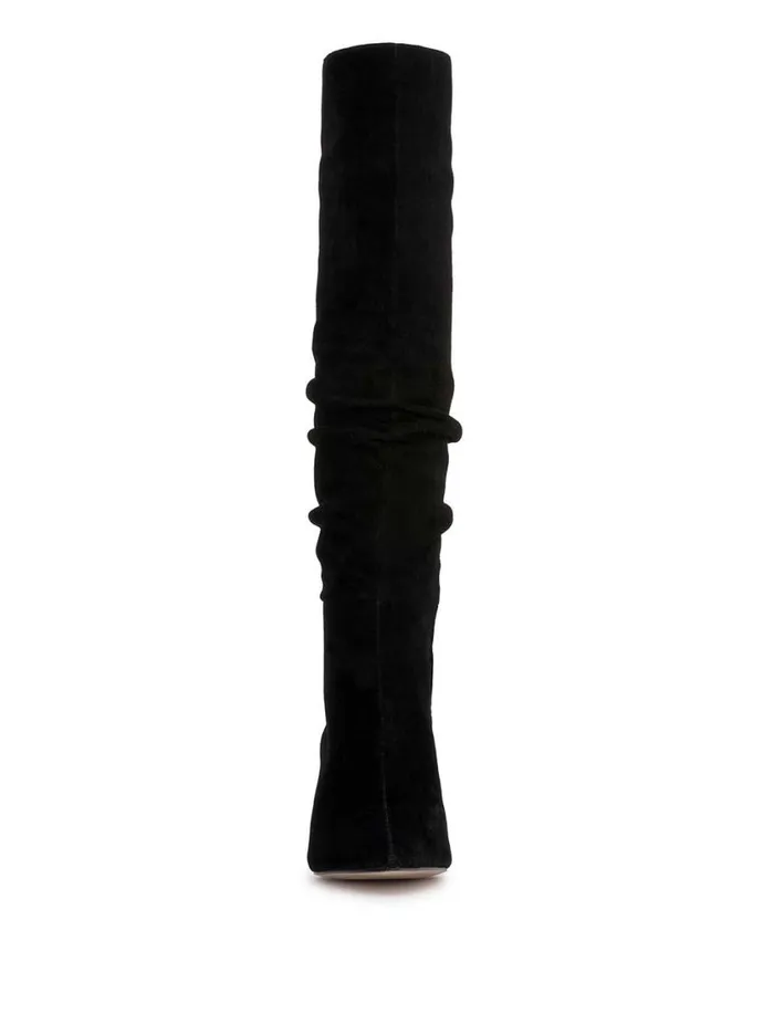 Women Wide Width Jessica Simpson Naevy Slouch Boot In Black