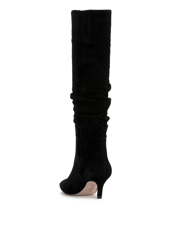 Women Wide Width Jessica Simpson Naevy Slouch Boot In Black