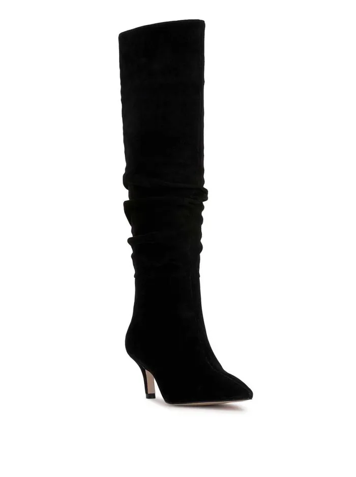 Women Wide Width Jessica Simpson Naevy Slouch Boot In Black