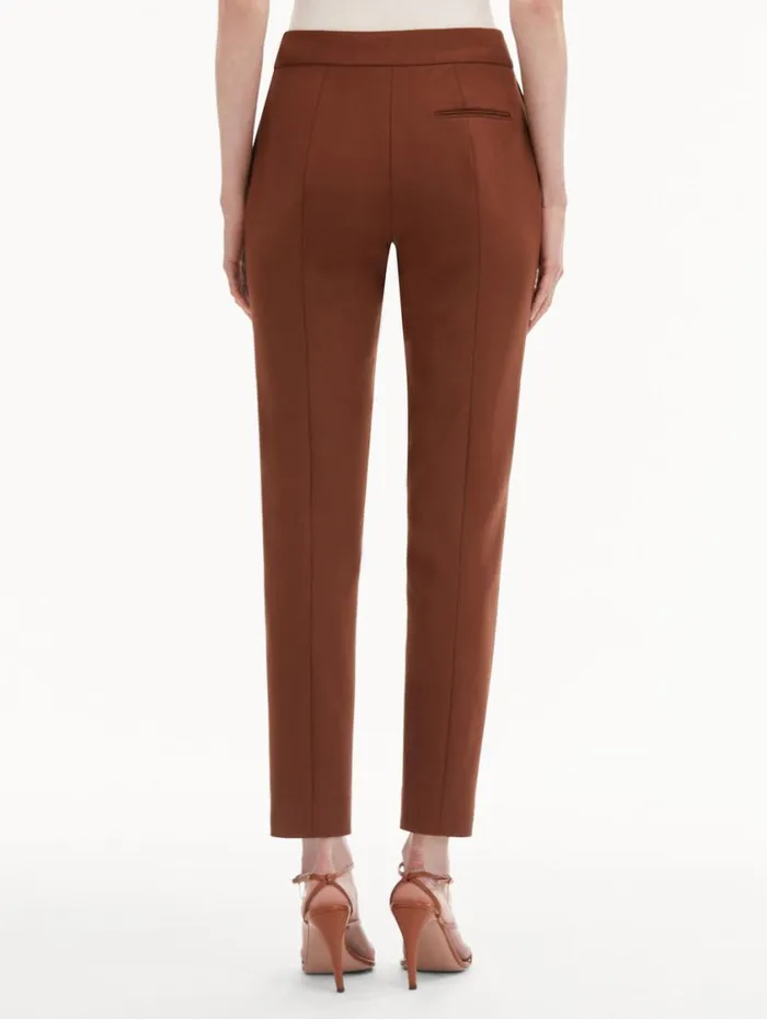 Women ZipFront Skinny Pant Cocoa Oscar De La Renta Pants and Skirts Women ZipFront Skinny Pant Cocoa Oscar De La Renta Pants and Skirts