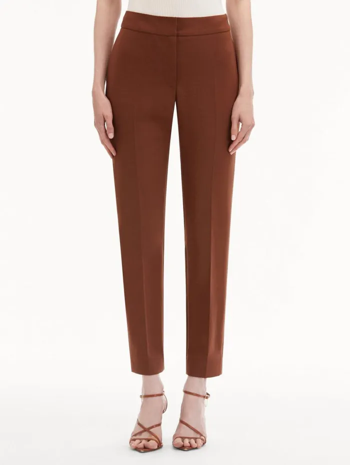 Women ZipFront Skinny Pant Cocoa Oscar De La Renta Pants and Skirts Women ZipFront Skinny Pant Cocoa Oscar De La Renta Pants and Skirts