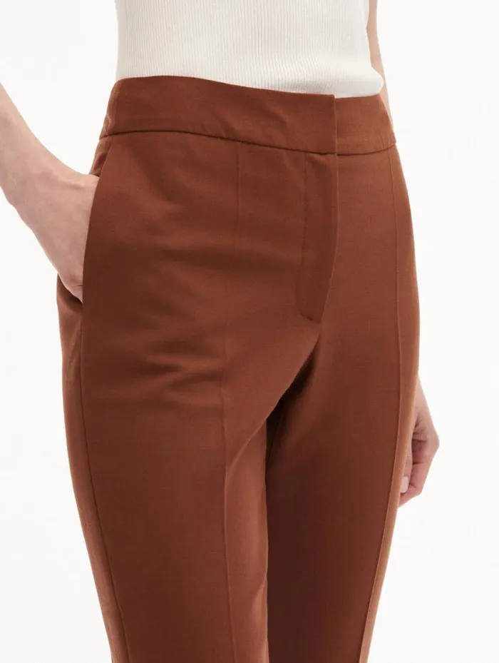 Women ZipFront Skinny Pant Cocoa Oscar De La Renta Pants and Skirts Women ZipFront Skinny Pant Cocoa Oscar De La Renta Pants and Skirts