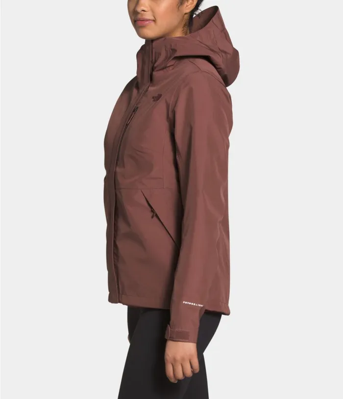 Womens Dryzzle FUTURELIGHT Jacket Marron Purple The North Face Rainwear
