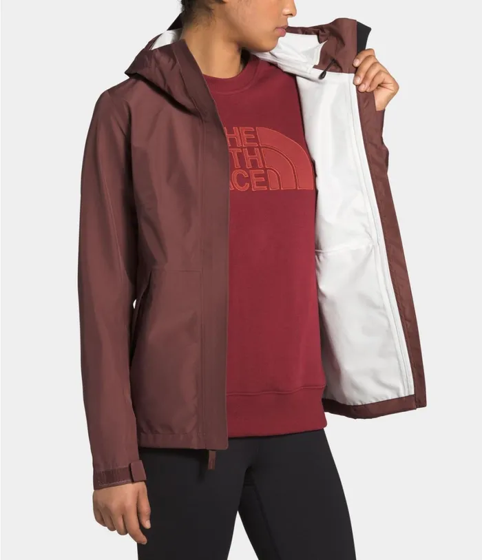 Womens Dryzzle FUTURELIGHT Jacket Marron Purple The North Face Rainwear