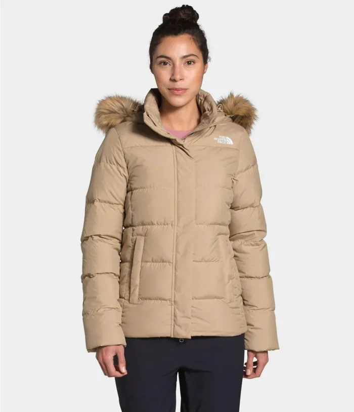 Womens Gotham Jacket Hawthorne Khaki The North Face Insulated and Down Jackets