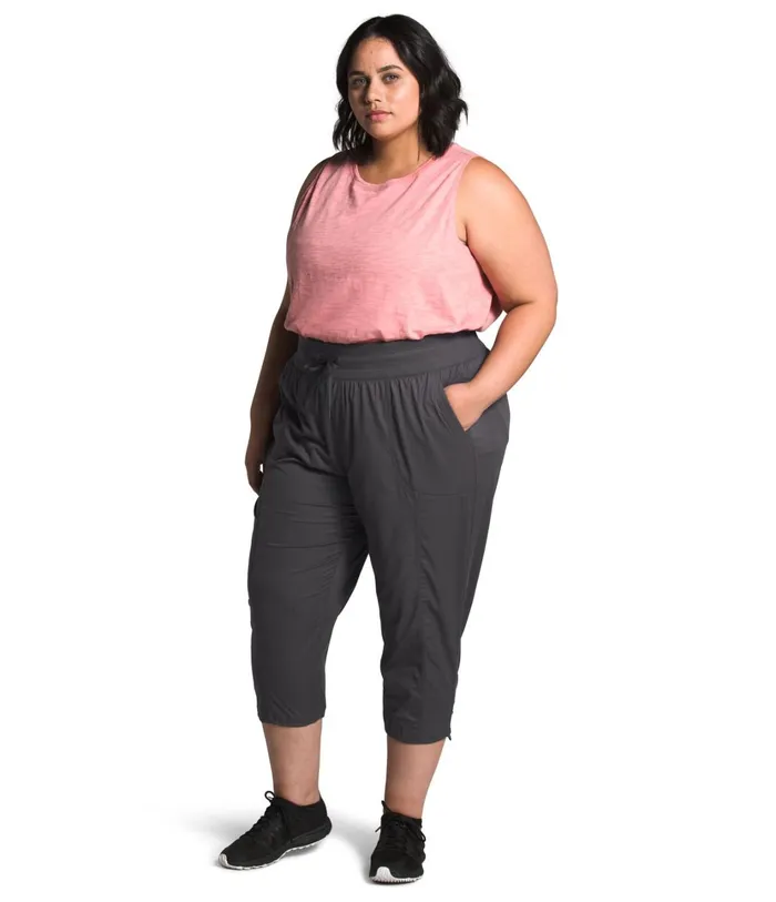 Womens Plus Aphrodite 20 Capri Graphite Grey The North Face Pants