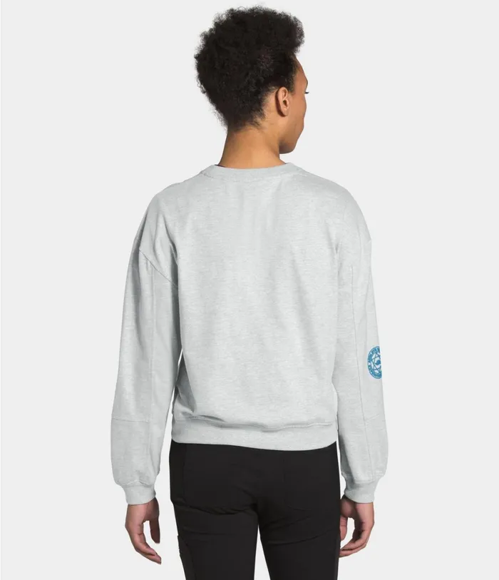 Womens W GRAPHIC COLLECTION LS KNIT TOP Tnf Light Grey Heather The North Face TShirts