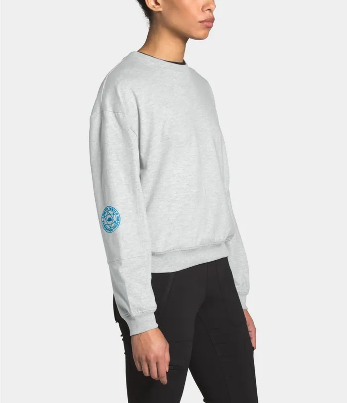 Womens W GRAPHIC COLLECTION LS KNIT TOP Tnf Light Grey Heather The North Face TShirts