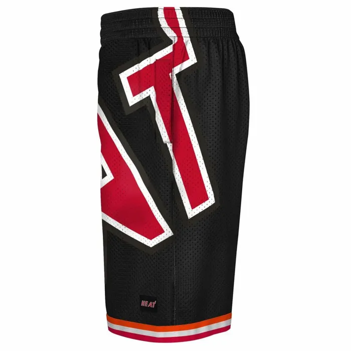 Youth Big Kids Mitchell and Ness Big Face Shorts Miami Heat Youth Big Kids Mitchell and Ness Big Face Shorts Miami Heat